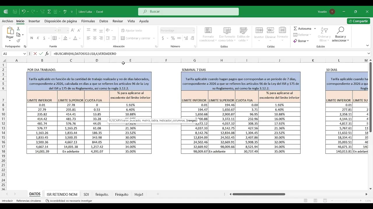 Mini Serie: Retención de ISR en Nómina 2026 📊 | Papel de Trabajo (Parte 1)