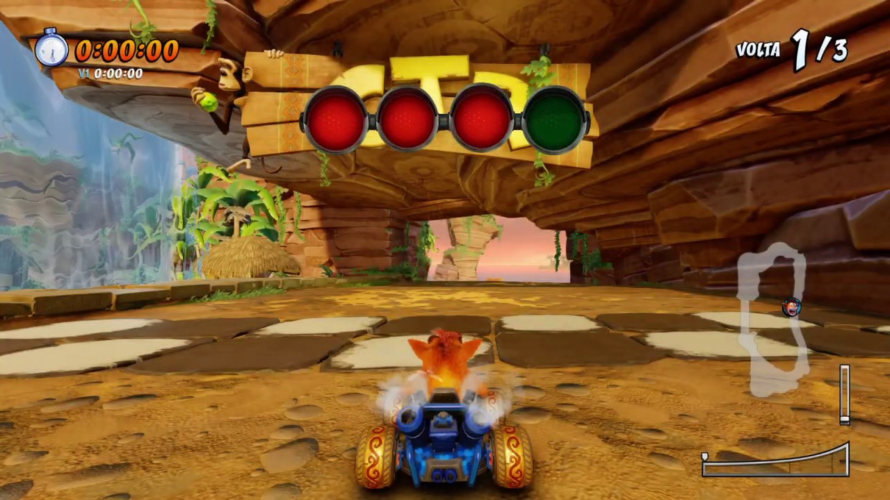 CTR: NF: CRASH COVE 1:19:71 | Developer Time Trial (Drift Engine ver.)