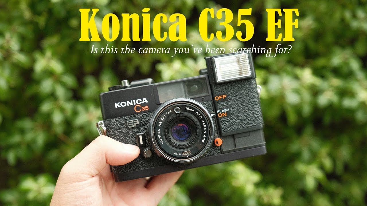 Konica C35 EF - Film Camera Review! (it's better than you think)