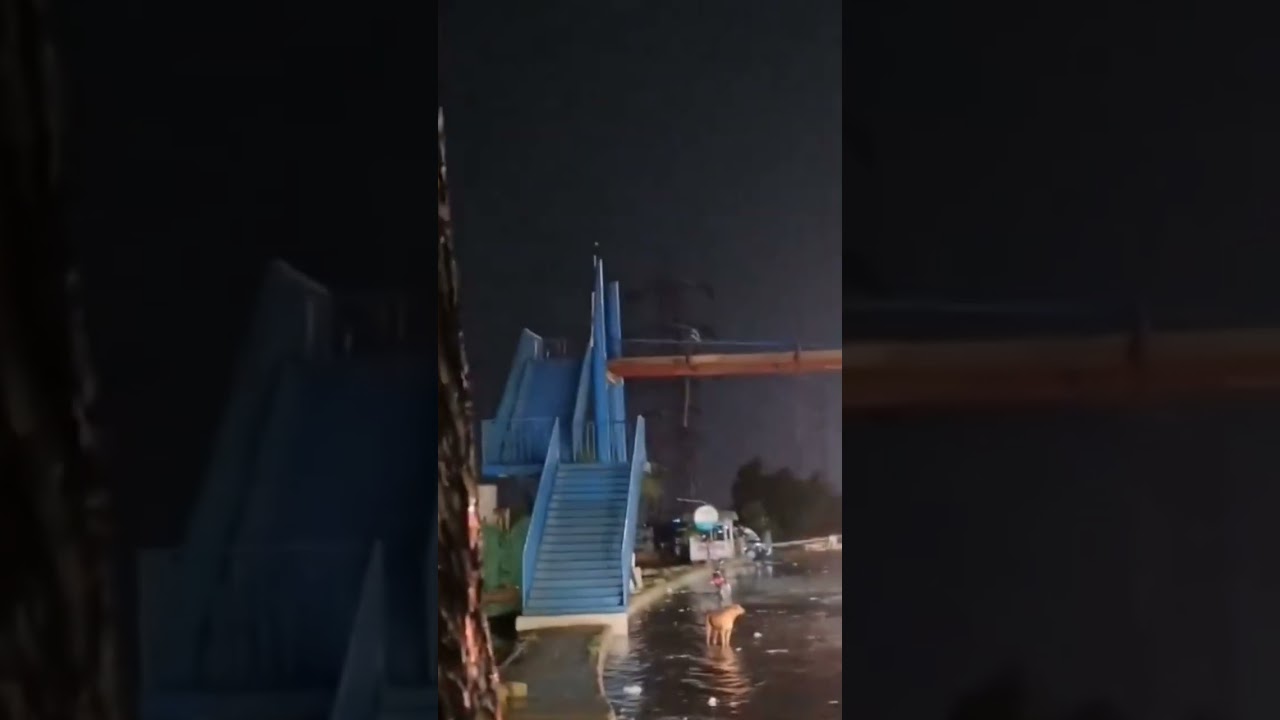 Karachi Thunderstorm Today⚡⛈️ #karachi #karachiweather #thunderstorm #rain