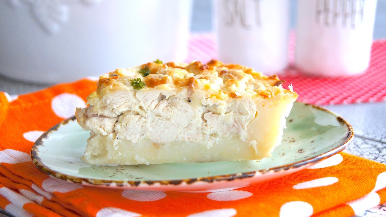 🥧 Киш картофельный с курицей — видео рецепт