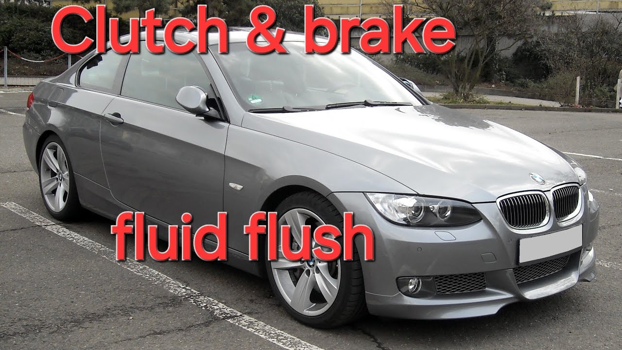 BMW E90  E92 clutch valve and brake fluid replacement