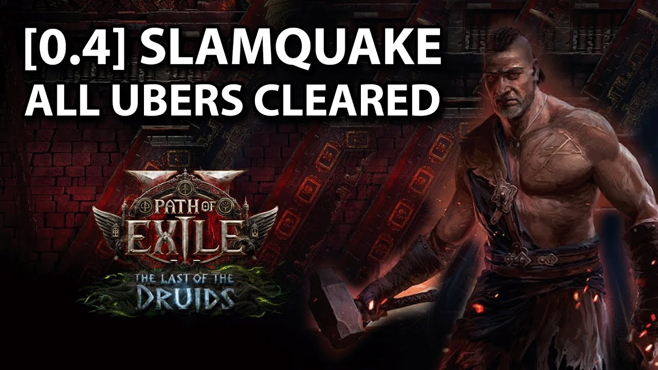 [0.4] SLAMQUAKE Rolling Slam + Earthquake Smith of Kitava | (All Content Cleared) [Path of Exile 2]