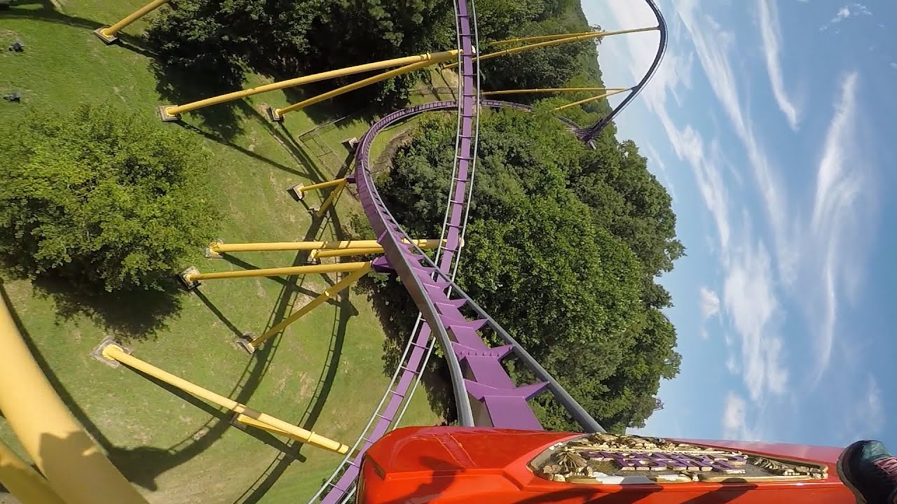 APOLLO'S CHARIOT - Front Row POV - Busch Gardens Williamsburg