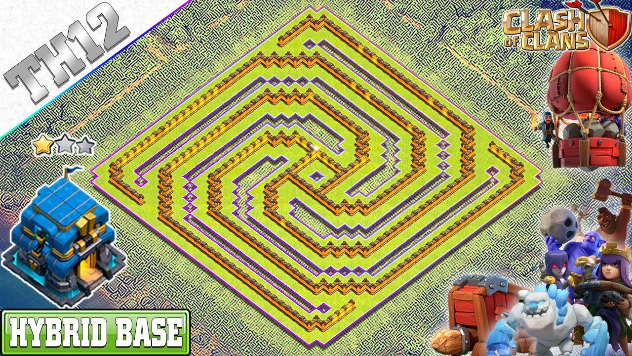 NEW Town Hall 12 (TH12) Base 2019 with copy link | TH12 Spiral base | Clash of Clans