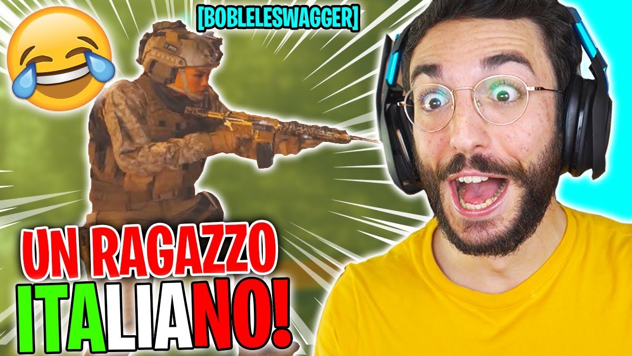 ENTRA UN RAGAZZO ITALIANO NELLA NOSTRA PARTITA E...GUARDATE CHE SUCCEDE!