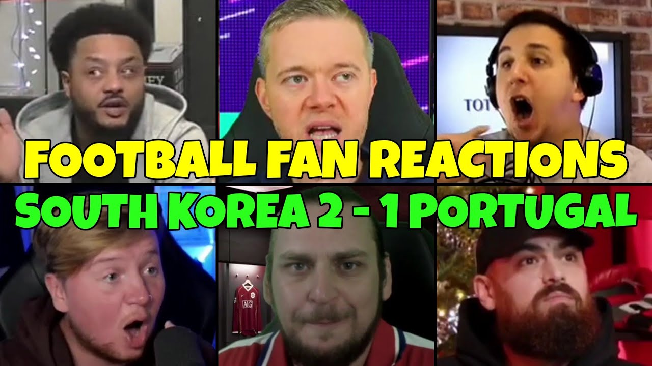 FOOTBALL FANS REACTION TO SOUTH KOREA 2-1 PORTUGAL | FANS CHANNEL