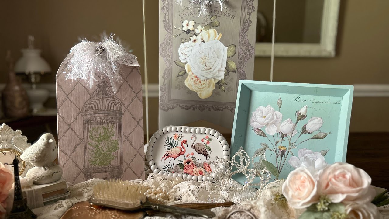 4 Quick and Easy Shabby Chic and Cottage Core DIYS