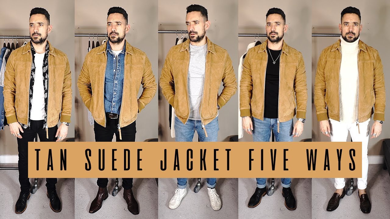 How to Wear a Tan Jacket 5 ways | Men's Style & Fashion Lookbook