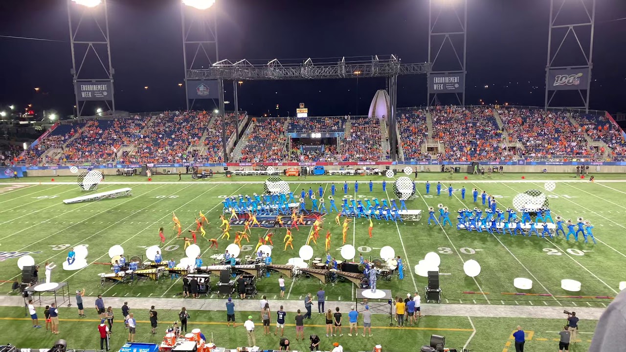 Bluecoats 2019 Half Time Performance at Pro Football Hall of Fame Game