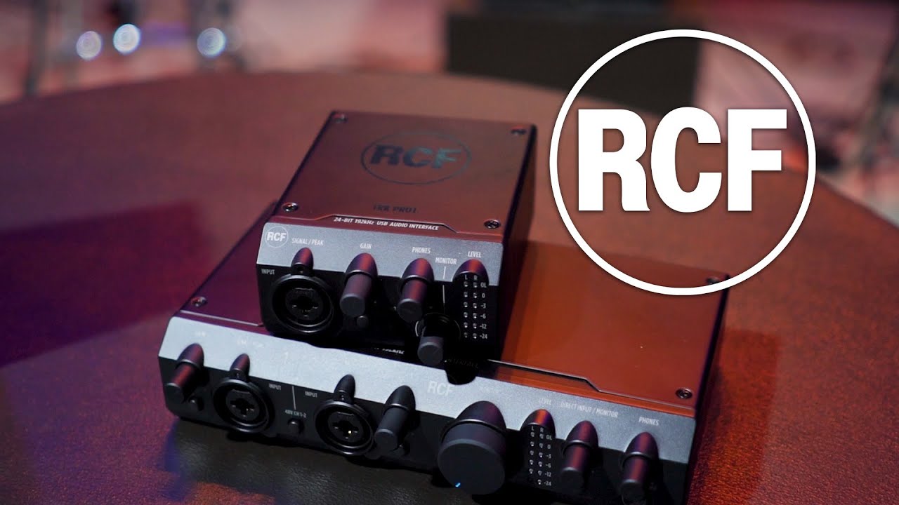 RCF TRK PRO Series &ndash; 24-Bit 192kHz USB Audio Interface
