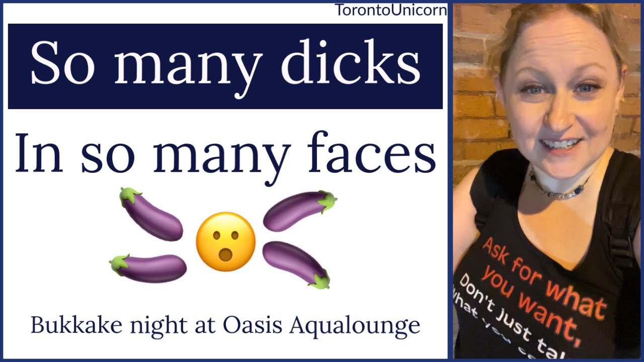 The most BUKKAKE Queens I’ve seen yet! Vlog from Oasis Aqualounge sex club