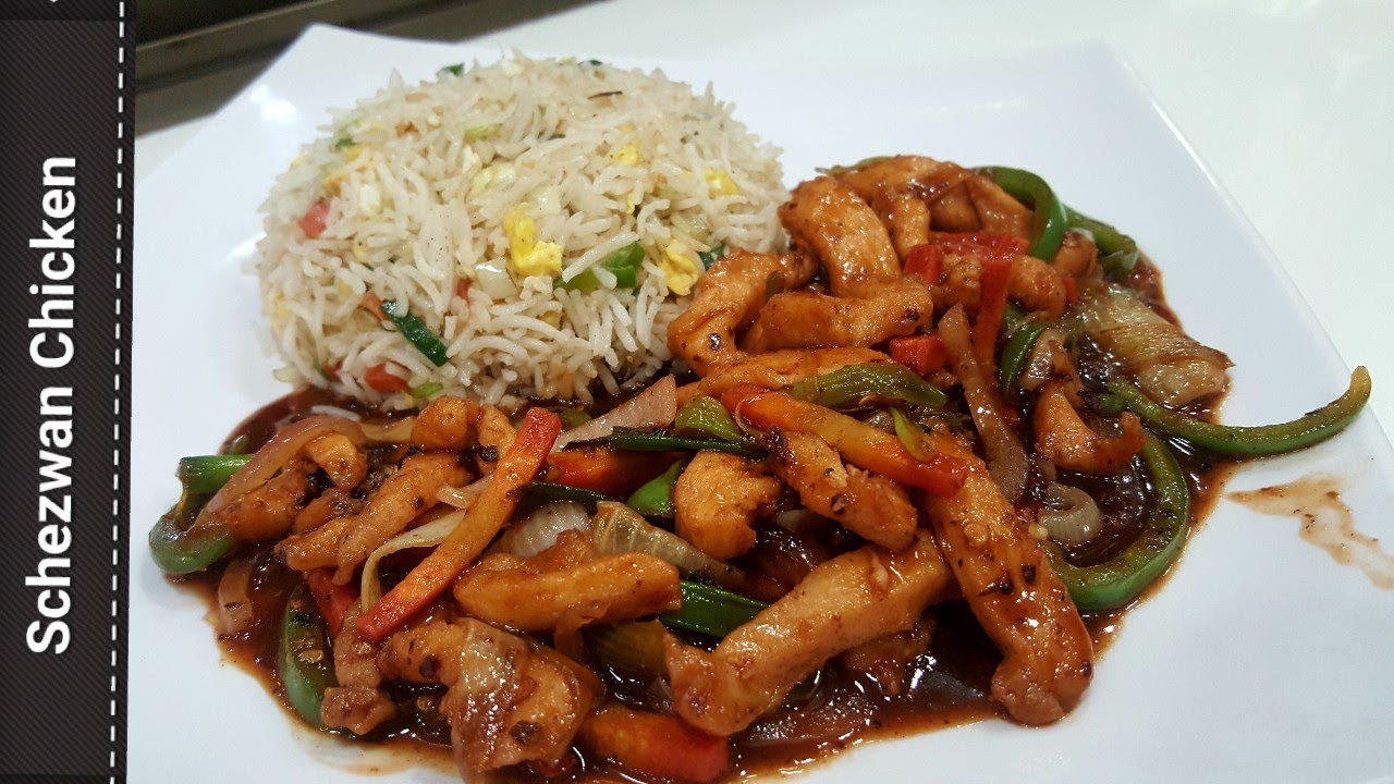 Easy and Simple Schezwan Chicken Recipe Restaurant Style