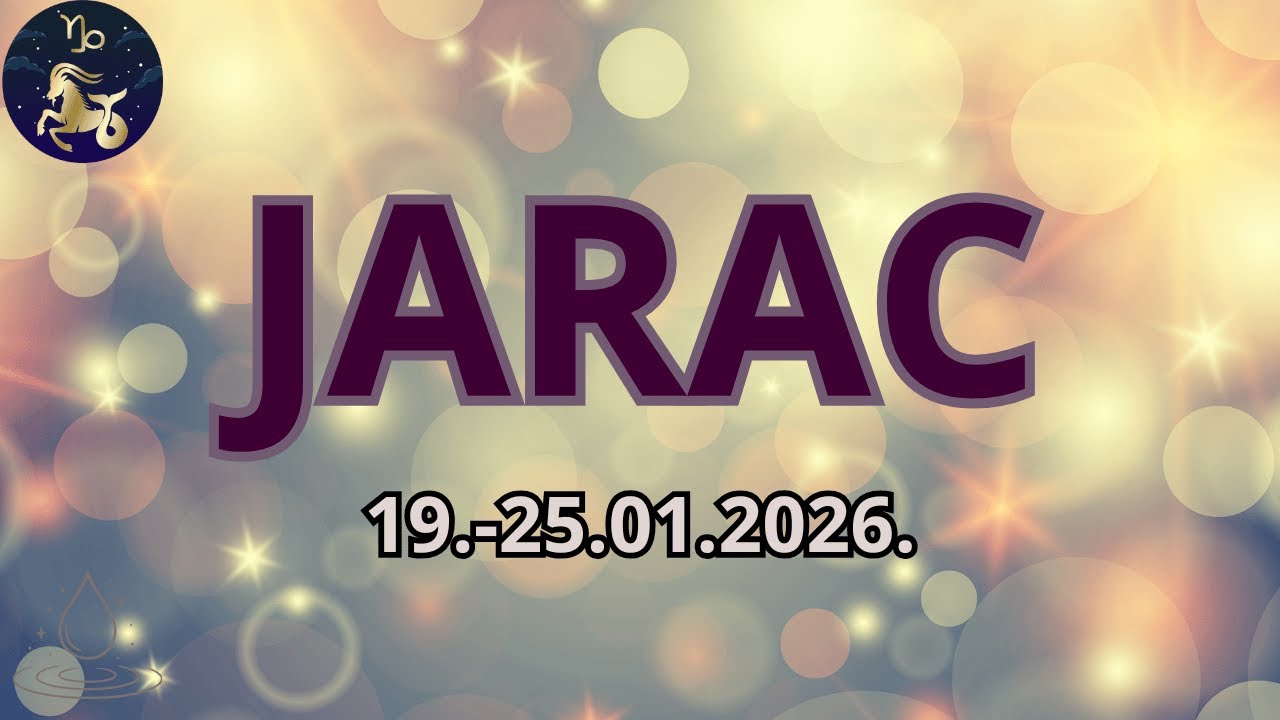 Jarac♑ | 19.-25.01.2026.| Intuitivna poruka | Poruke iz polja