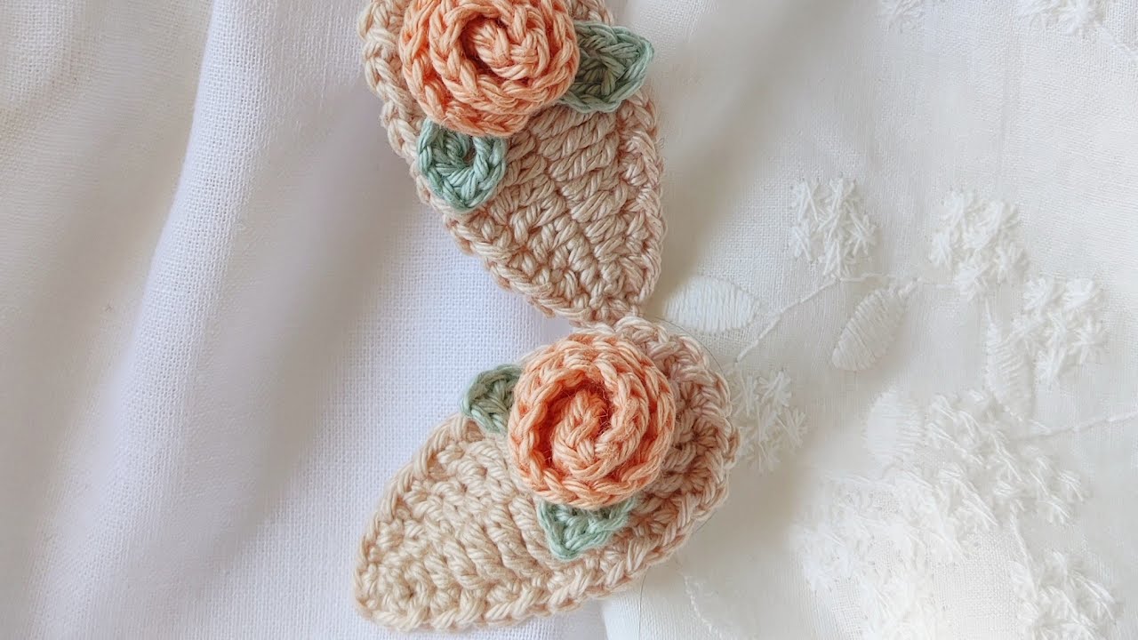Üçgen tabanlı gül toka yapımı /triangle-based rose clasp making