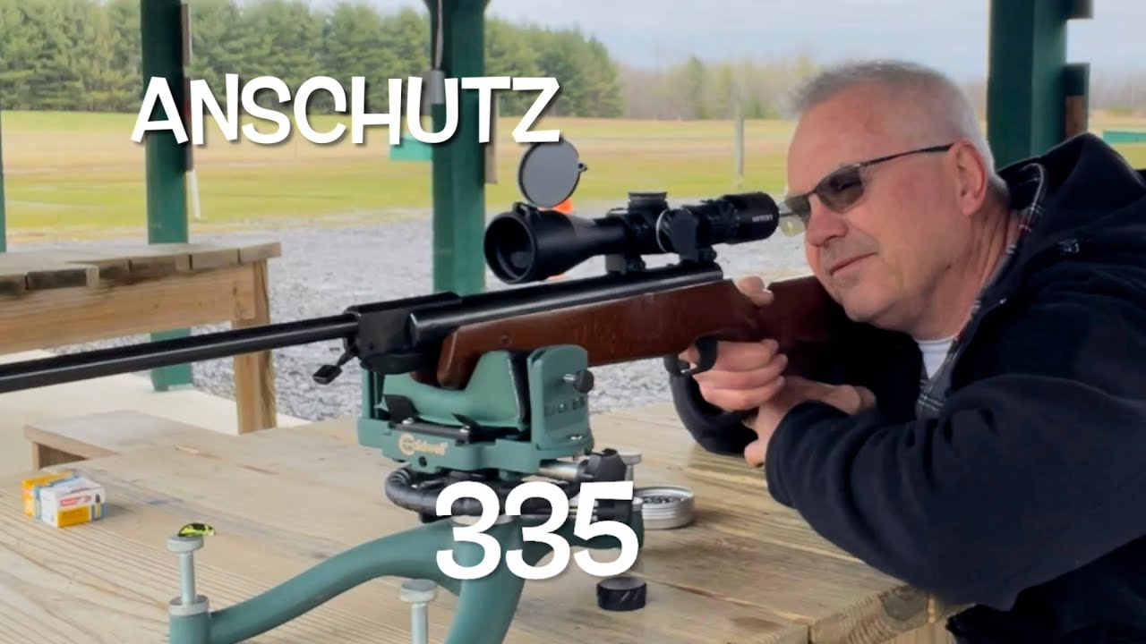 Anschutz 335 vintage springer plinking at 25 and 50 yards