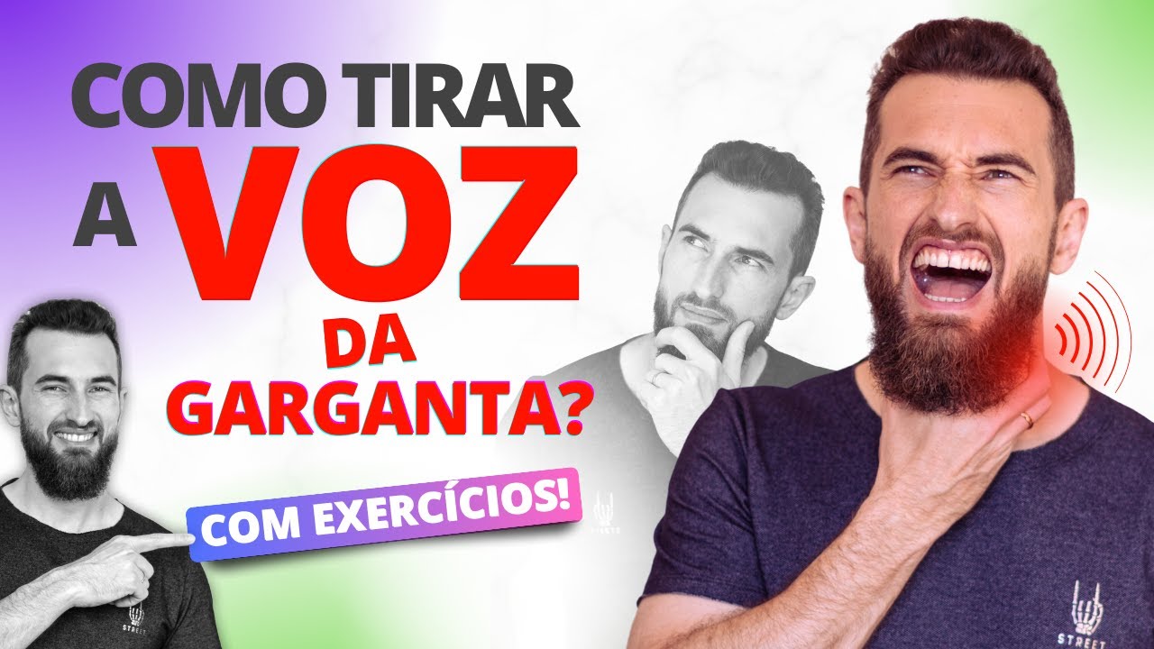 Voz PRESA NA GARGANTA? Como TIRAR A VOZ da garganta!