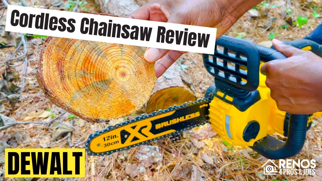 DEWALT 20V MAX 12 INCH COMPACT CHAINSAW | Unboxing, Demo & Review