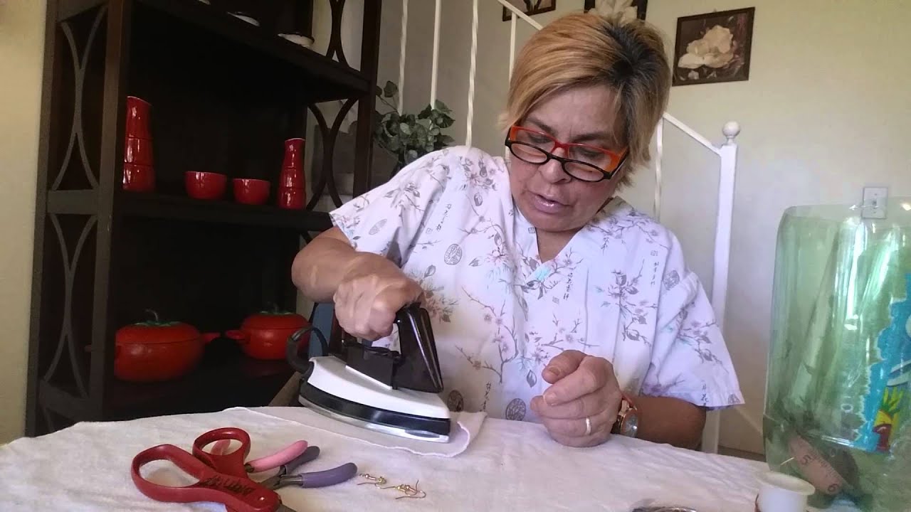 Aretes y pendientes utilizando plástico de botellas