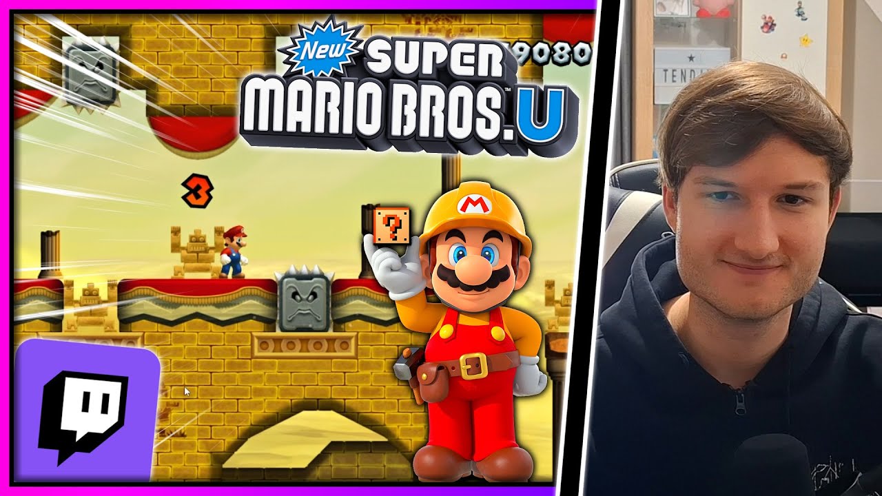 🟣 Ich baue gemeinsam mit euch ein NSMBU Level! | Twitch Stream vom 05.10.2025