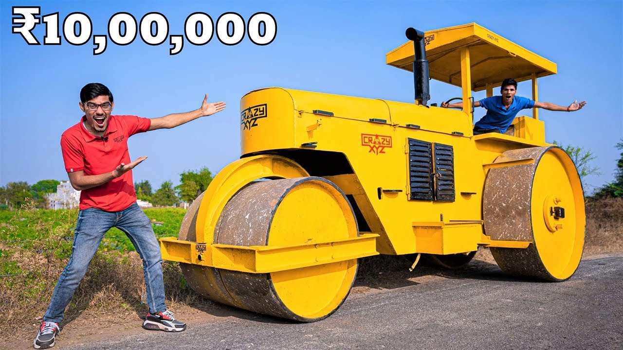 10 Lakh Ka ROAD ROLLER | आखिर हमने खरीद ही लिया | New Family Member