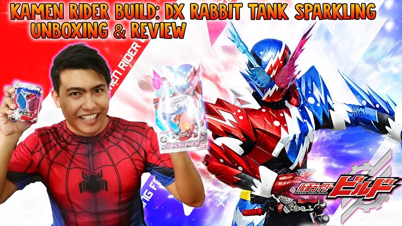 Kamen Rider Build: DX Rabbit Tank Sparkling Unboxing & Review