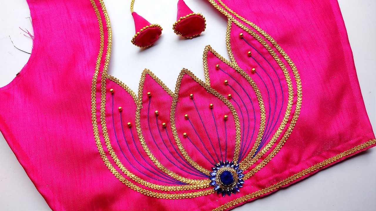 Lotus blouse design|| most popular blouse design|| designer blouse design