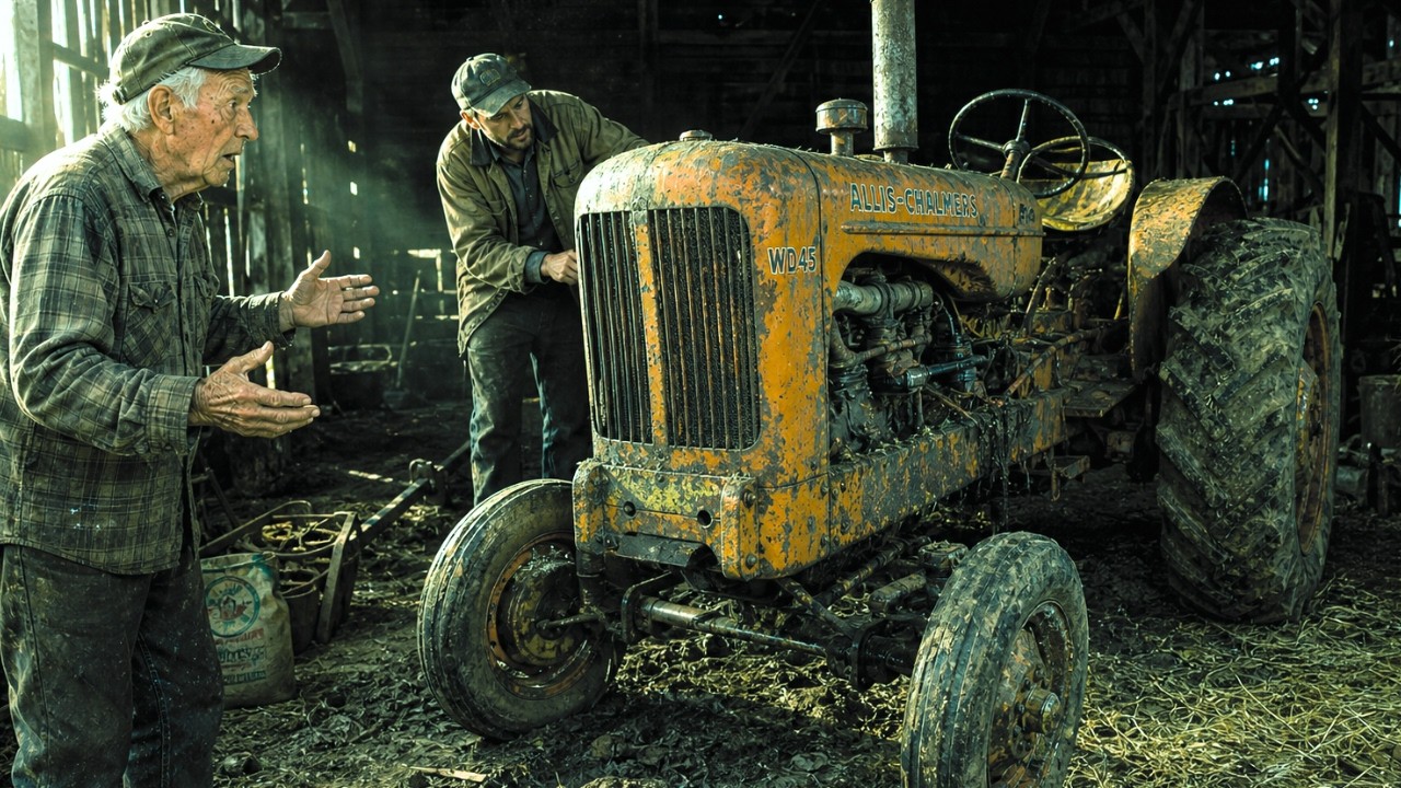 ASMR Tractor Restoration 1952 Allis-Chalmers WD45 From Grandpa&rsquo;s Barn To Glory | Wrecked to Wow