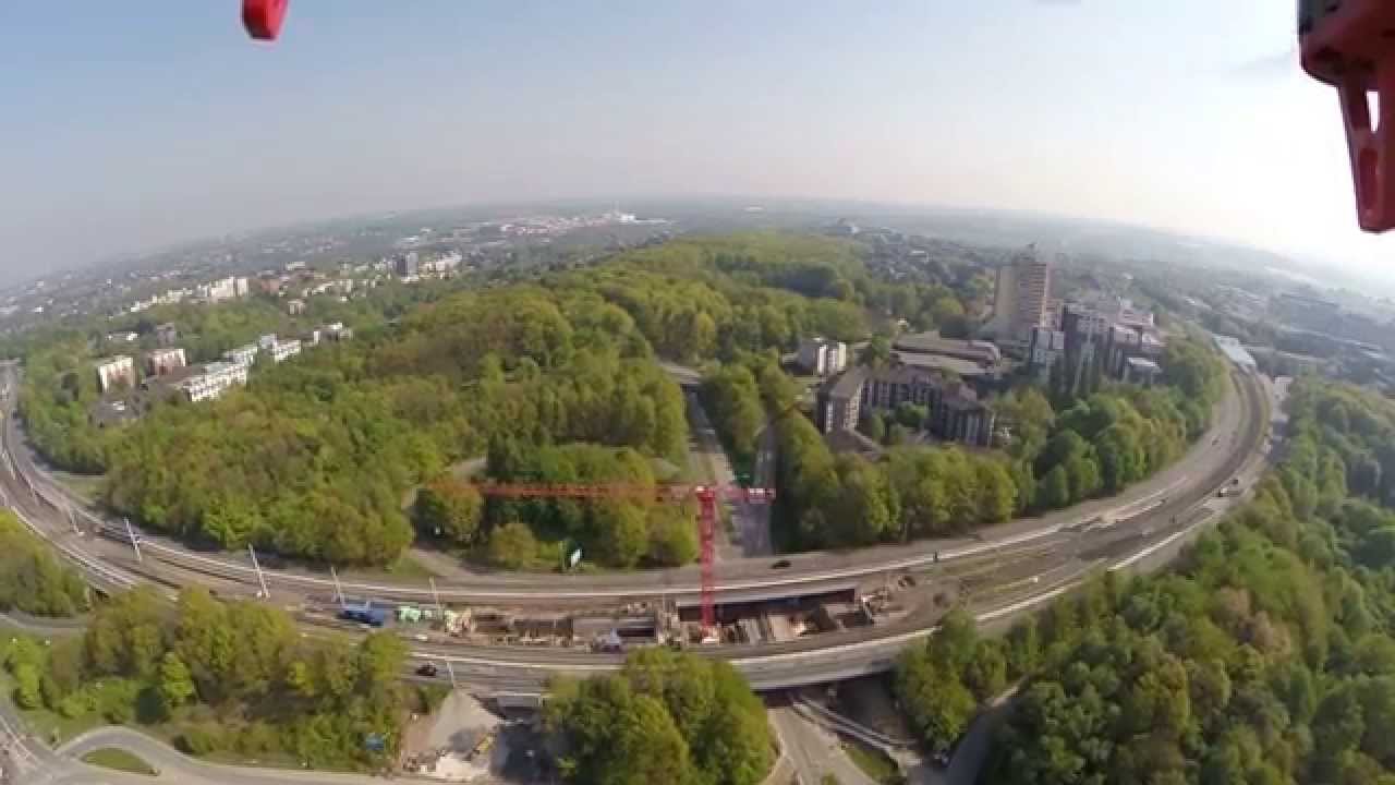 Hexacopter F550 über Bochum Querenburg