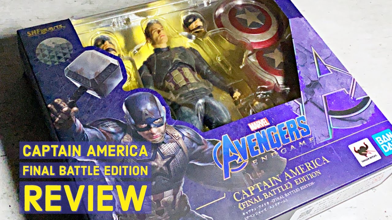 Captain America Final Battle Avengers Endgame S.H. Figuarts REVIEW!