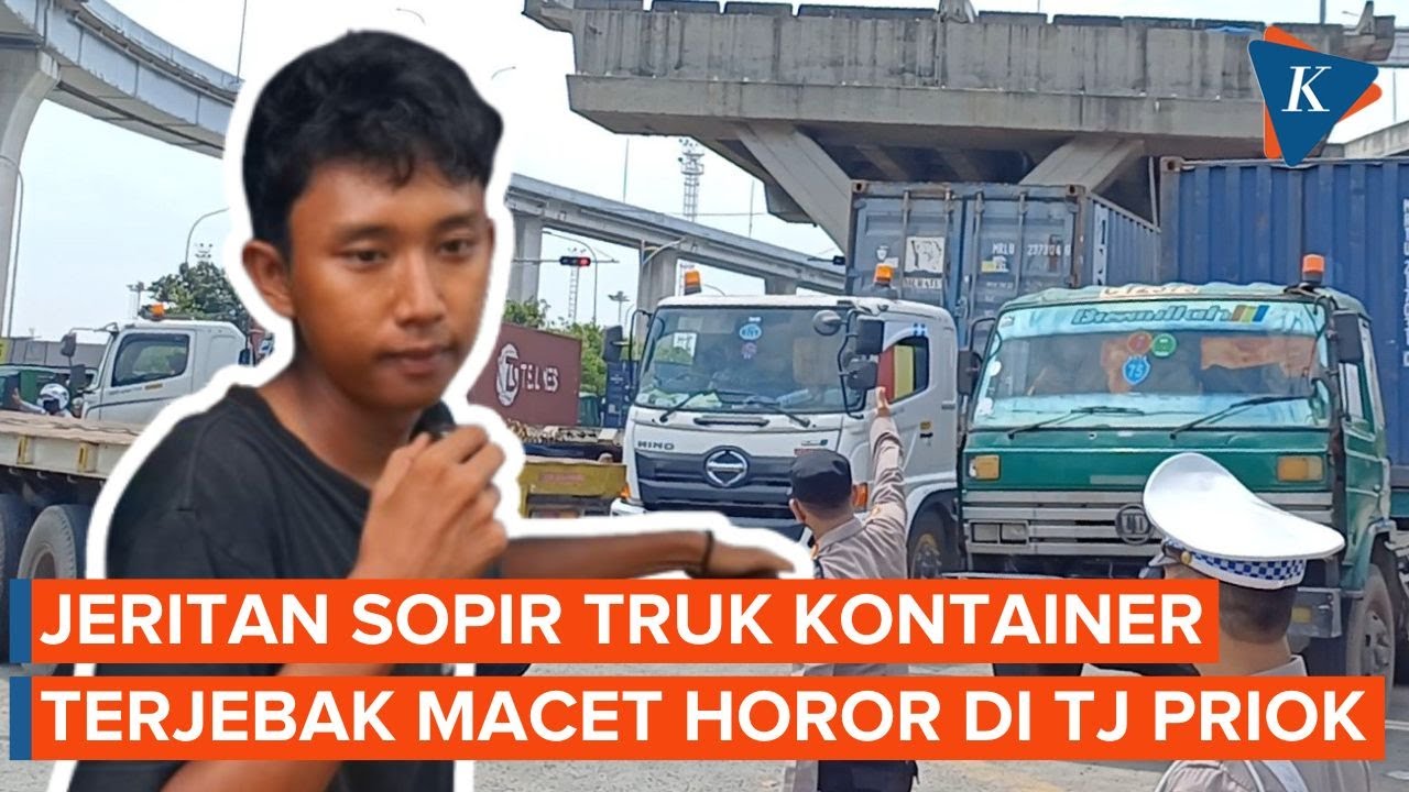 Macet Horor di Tanjung Priok, Sopir Truk: Tak Wajar, Rugi BBM dan Tenaga, Pusing