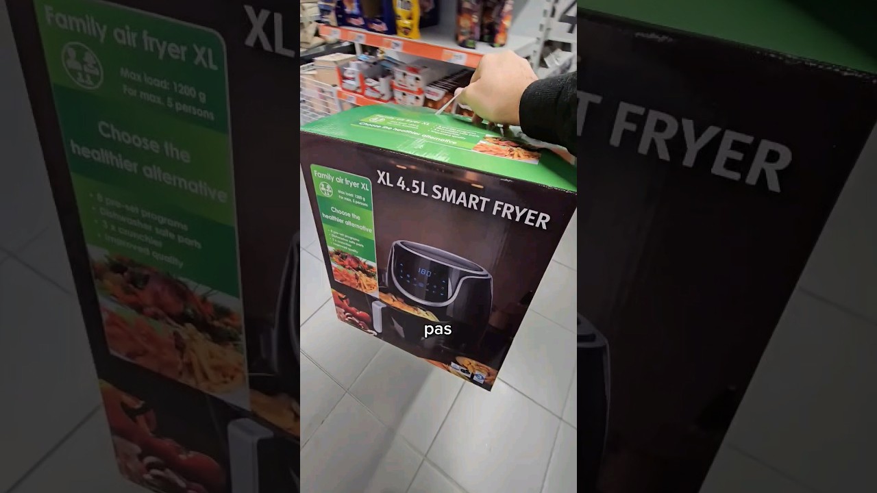 Je teste cet airfryer #action #essai #airfryer #teste #cookeo #four #cuisine #frites #cuisson