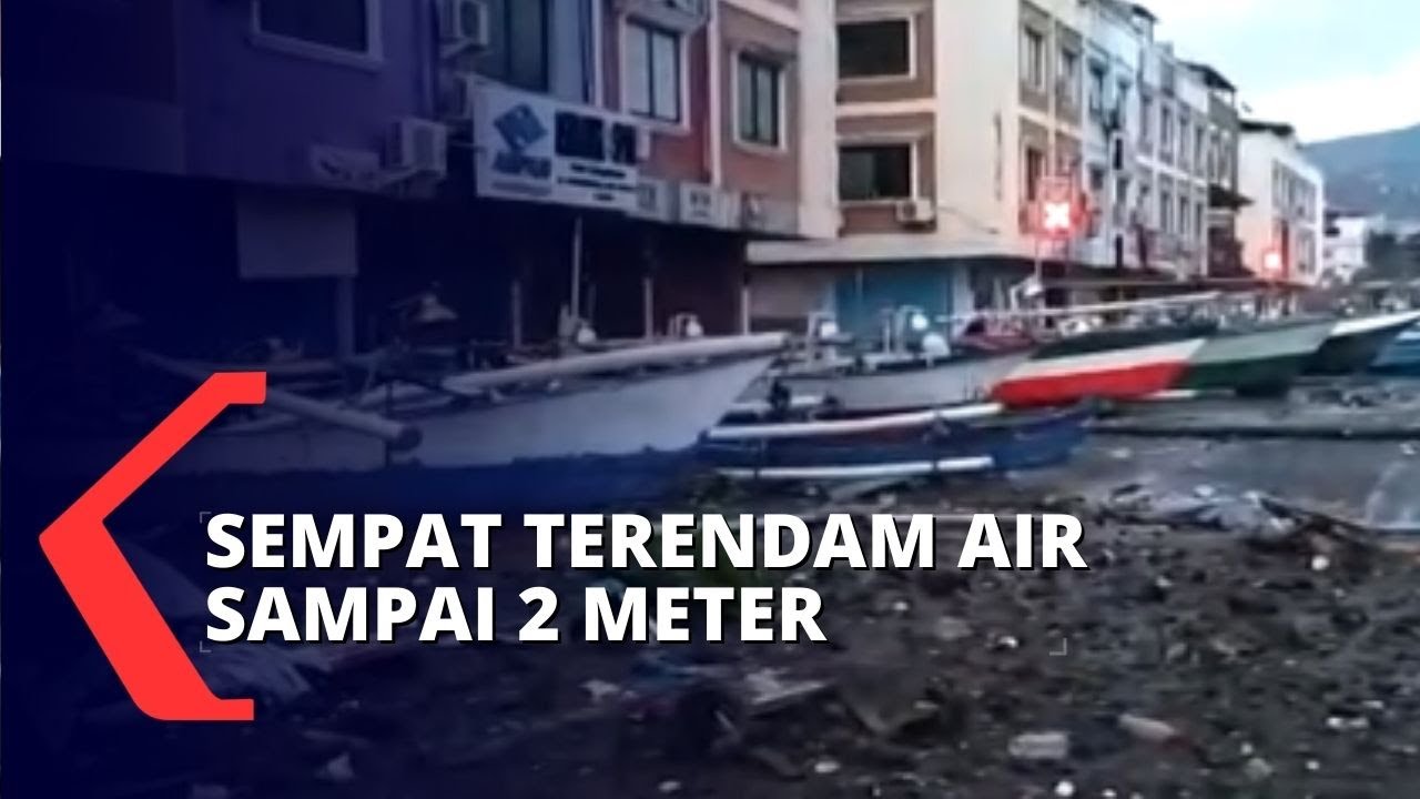 Gelombang Tinggi Terjang Kawasan Perniagaan di Manado, Sejumlah Kafe Rusak Akibat Arus Laut