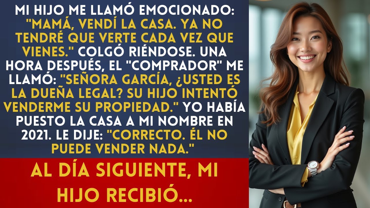 Mi hijo vendió 