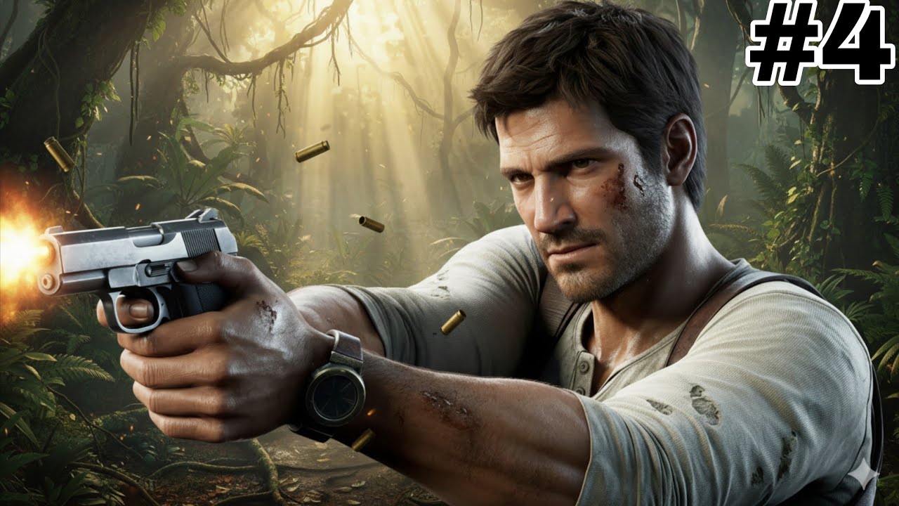 Non-Stop Gunfight In The Ruins! 💣 | Uncharted Drake's Fortune Part 4