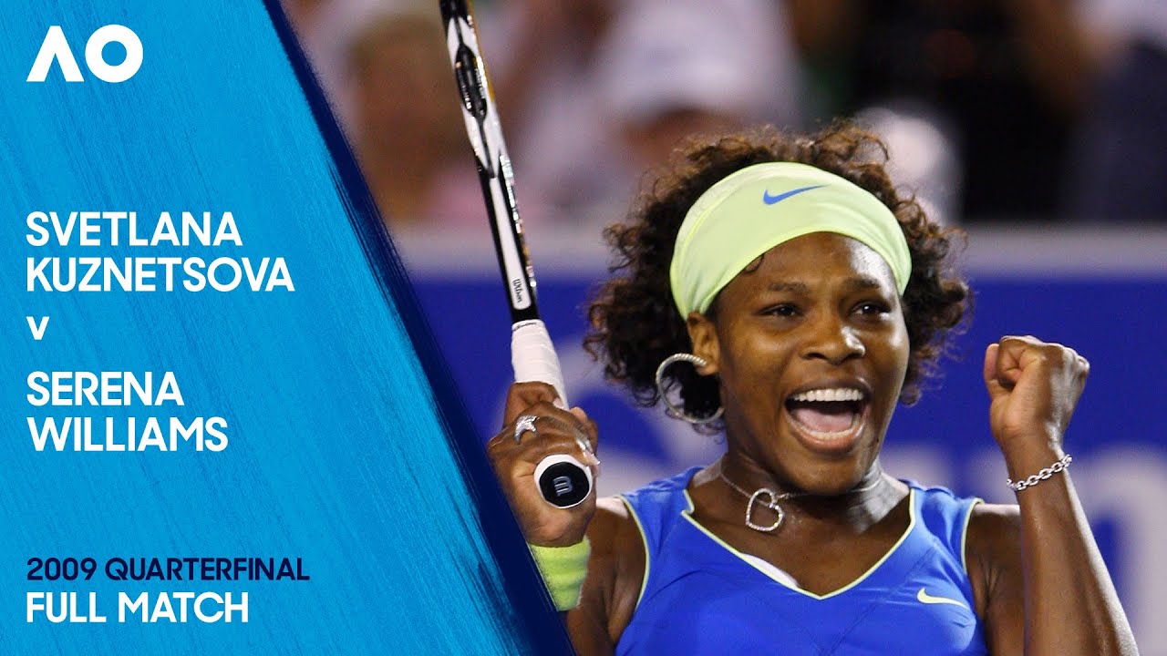 Svetlana Kuznetsova v Serena Williams Full Match | Australian Open 2009 Quarterfinal