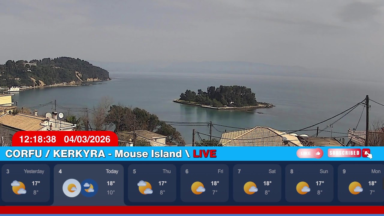 Corfu / Kerkyra, Greece LIVE