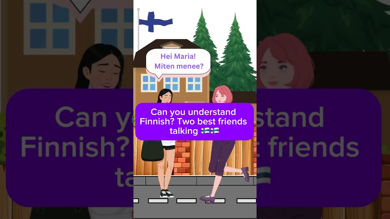 Finnish conversation basic level. #finnishwords #finnishlanguage #learnfinnish