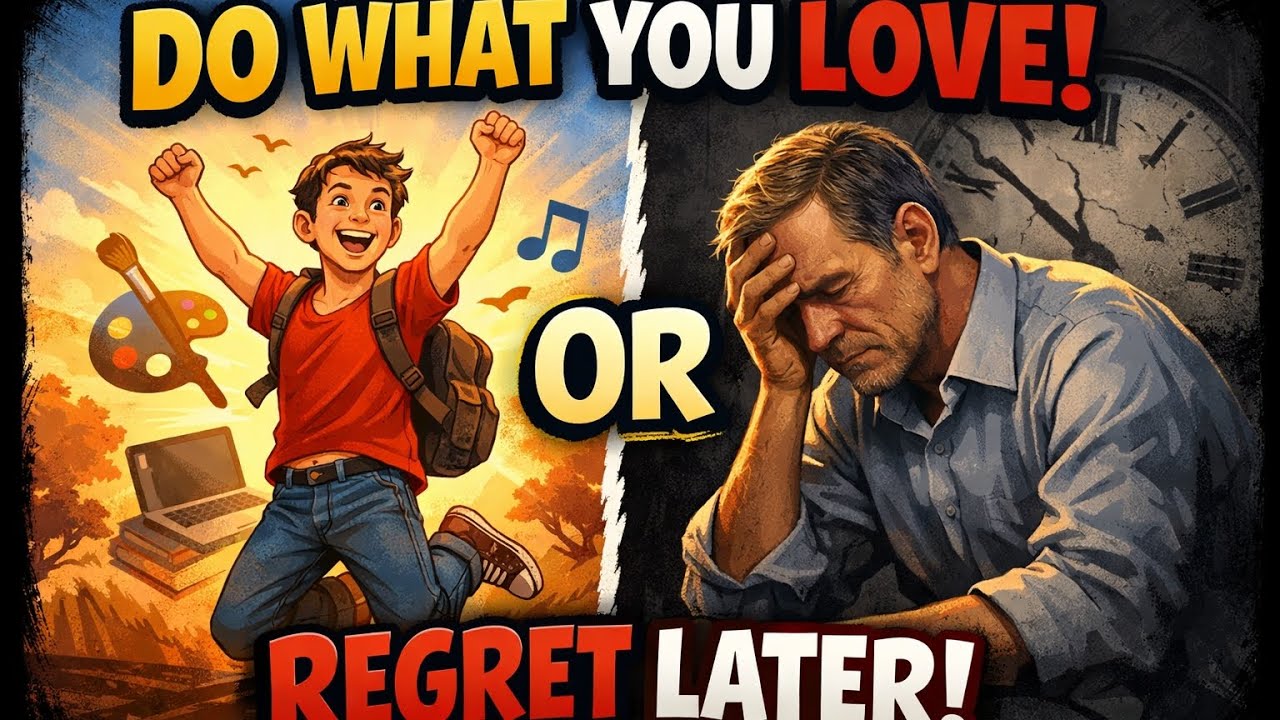 Do what you love or regret later | Self talk guy 