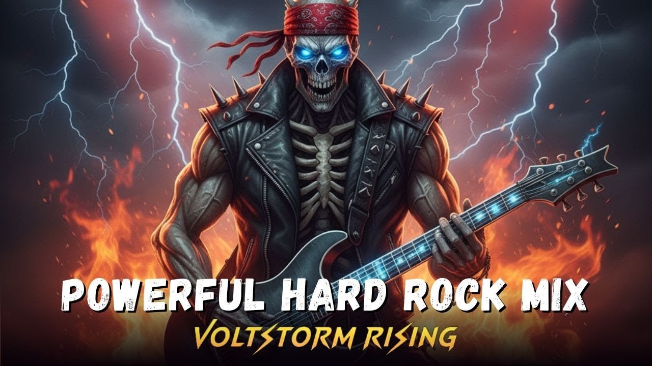 Heavy Metal Music 🔥Boost Motivation Powerful Hard Rock Mix-Voltstorm Rising