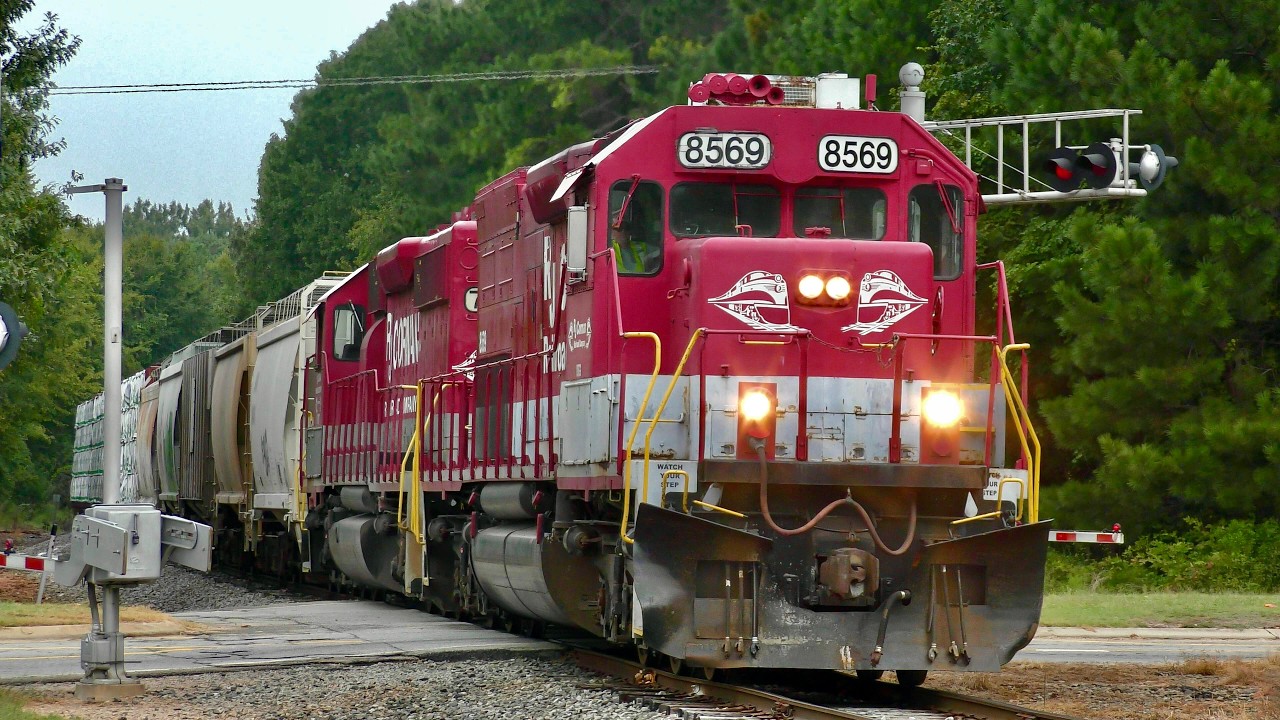 Amtrak, NS, CSX, & RJ Corman Action Around Raleigh & Durham, NC