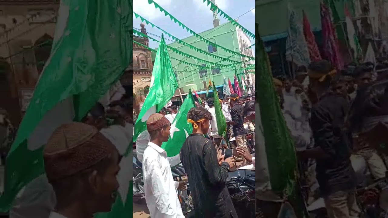 Eid milad un Nabi #Really old city #Bidar #juloos #short #video #irshadvlogs93