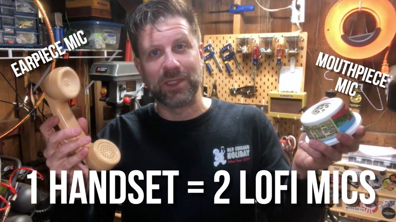 Making 2 Lo-Fi Microphones From 1 Old Telephone Handset