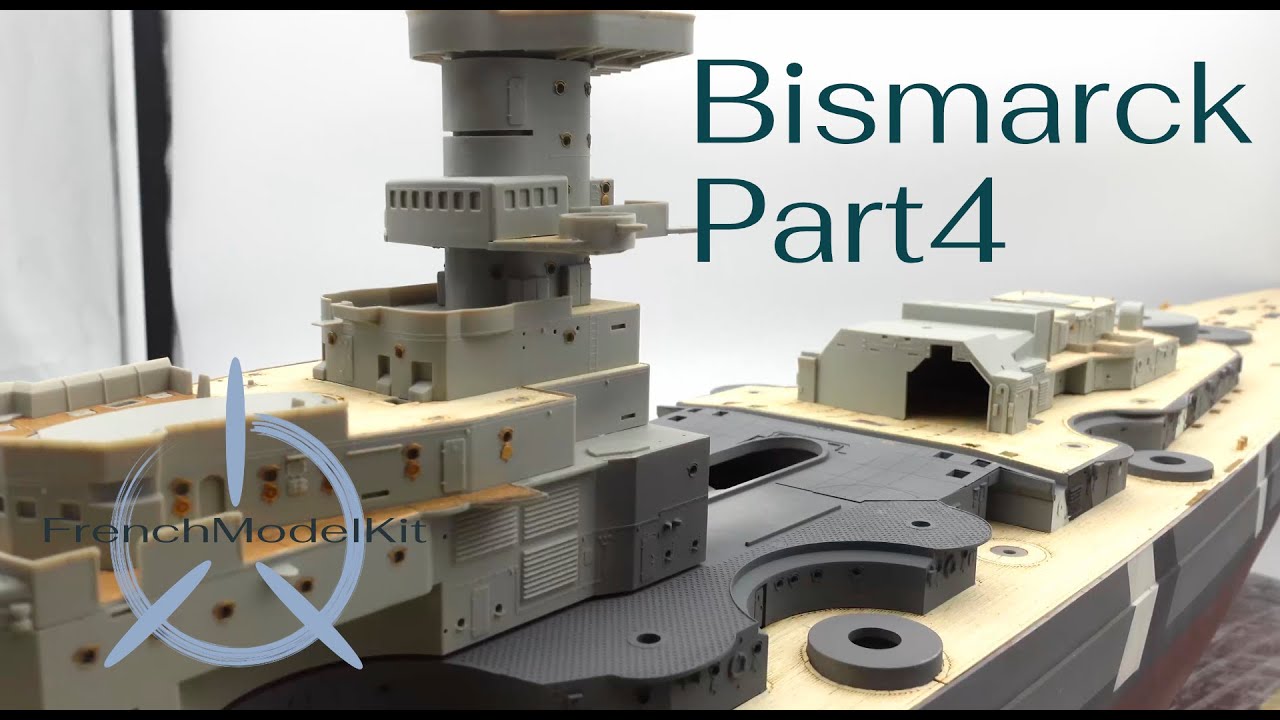 Montage Maquette : Bismark part4