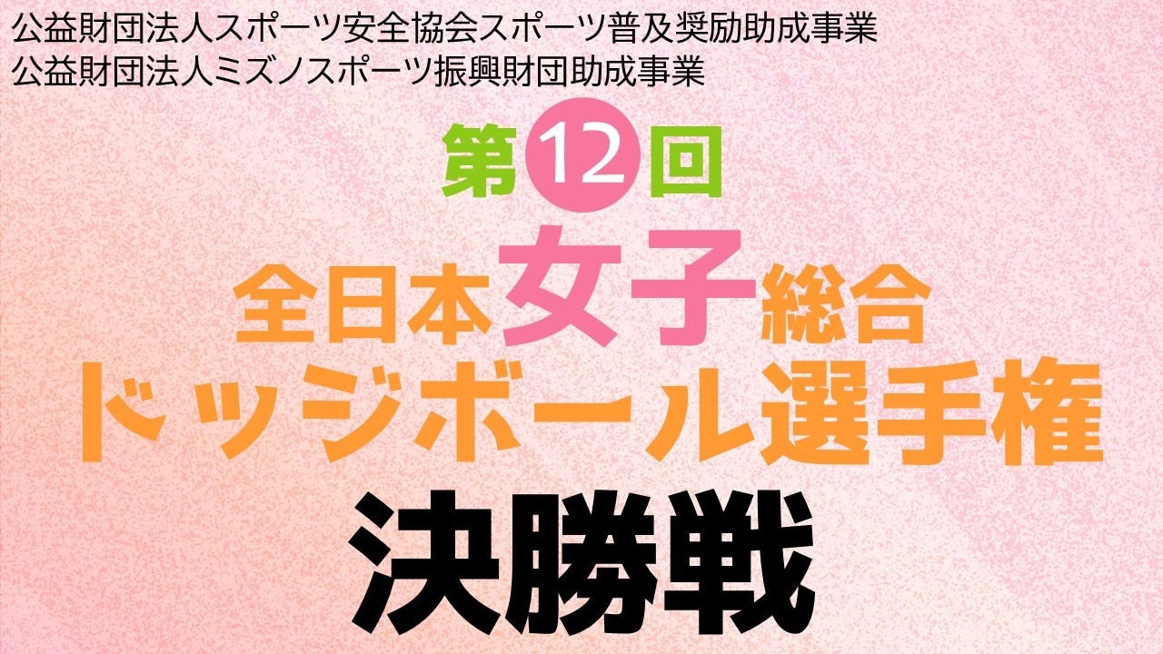 第12回全日本女子総合ドッジボール選手権　D-1G決勝