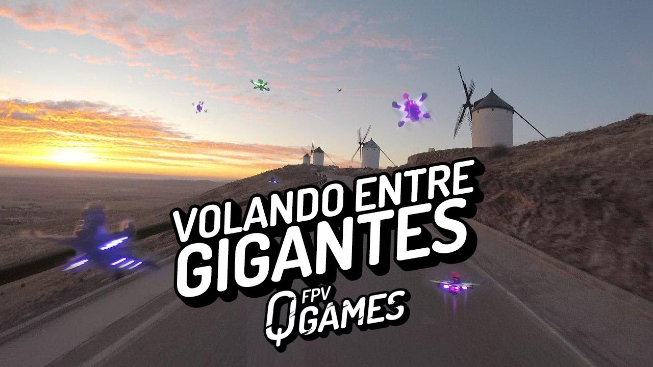 FPV QGames - Volando entre gigantes - Racing drone and Freestyle Drones