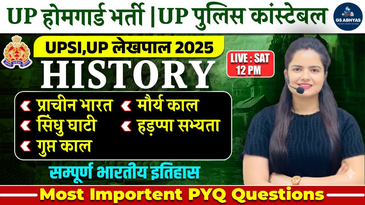 UP Homeguard History 2025 | UP Police History | UPSI, UPSSSC History Special Class | By Neha Singh