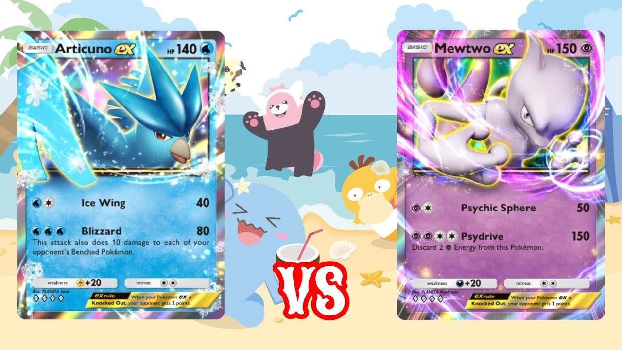 Articuno EX vs Mewtwo EX || Pok&eacute;mon TCG Pocket