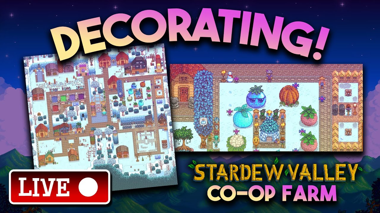 Post-Perfection Decorating in Stardew Valley CO OP🐮🐔🌼 Modspoon Farm