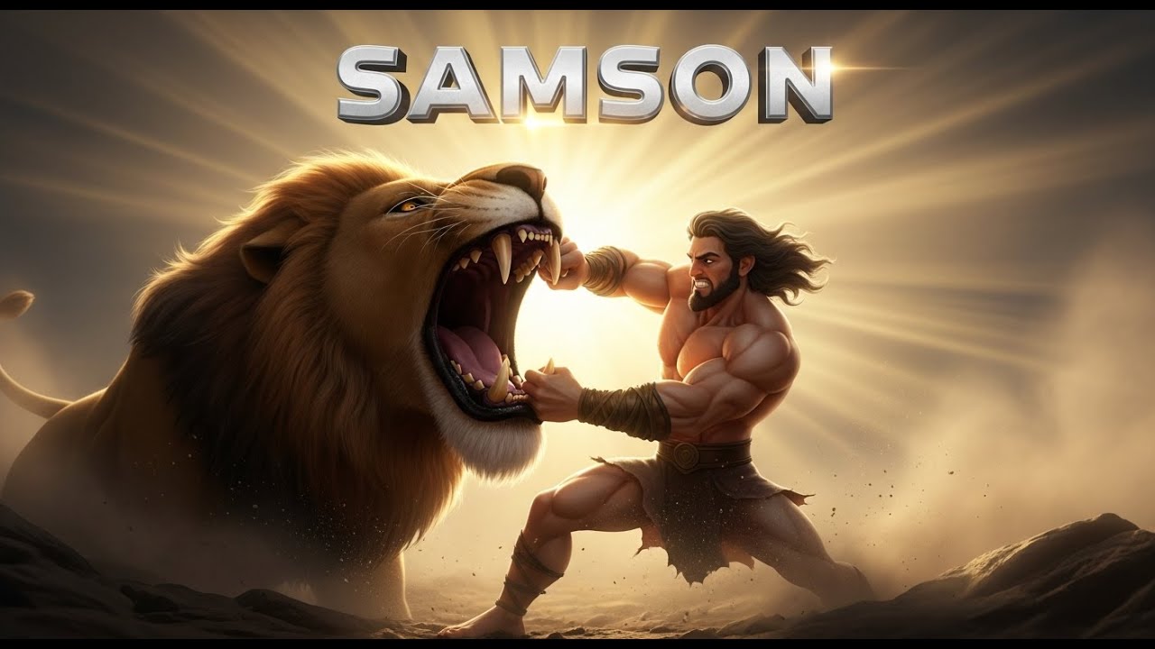 The World's First Superhero | Story Of Samson | Animated Bible Movie